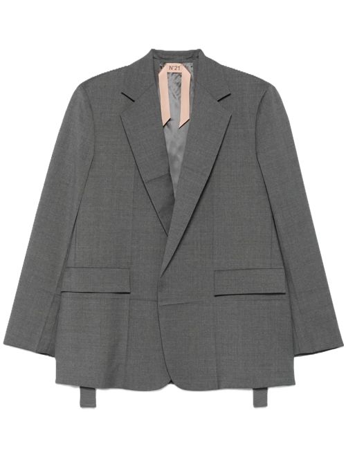 Nº21 Blazer sartoriale in lana N.21 | L061-3016-8986GRIGIO MELANGE